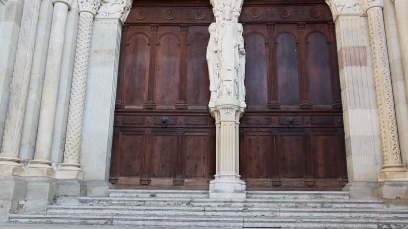 France, Autun Cathedral of Saint Lazarus – Portal High-Quality Images & Videos The MCA Collection