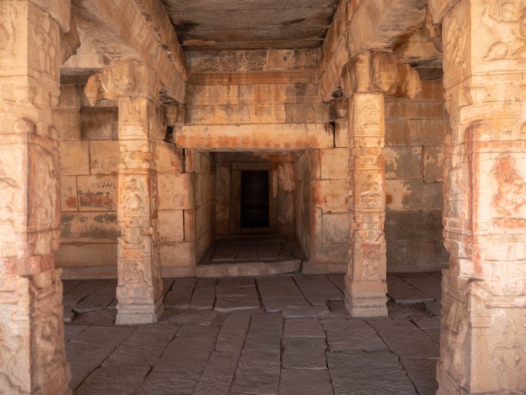 India, Karnataka, Hampi – Kudure gombe Mantapa temple High-Quality Images & Videos The MCA Collection