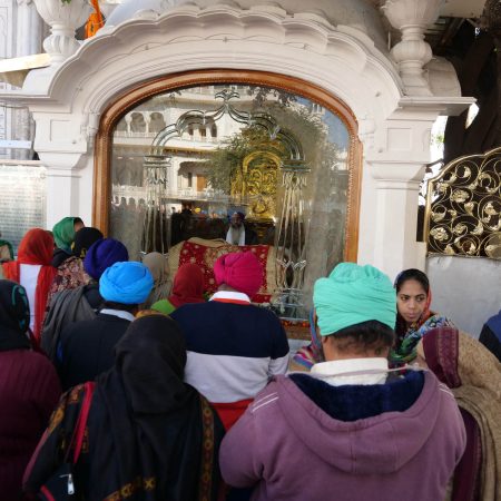Punjab, Amritsar - Golden temple (Harmandir Sahib) -Sikh ceremony (palki sahib)