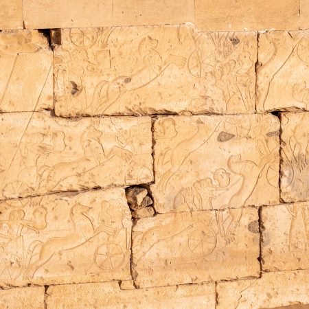 Egypt, Abydos, Temple of Rameses II – Battle of Kadesh inscription