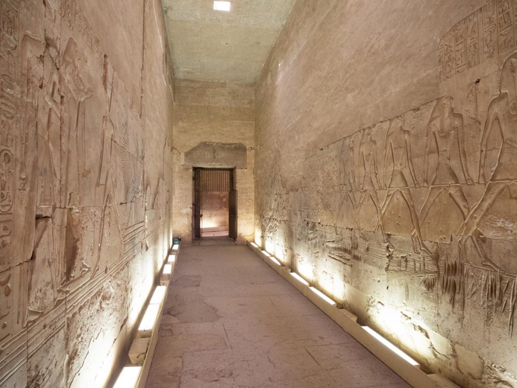 Egypt, Abydos – Temple of Sety I – Corridor of the Bull High-Quality Images & Videos The MCA Collection