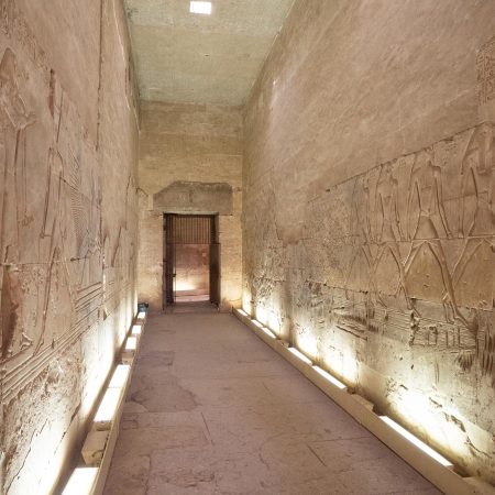 Egypt, Abydos - Temple of Sety I - Corridor of the Bull
