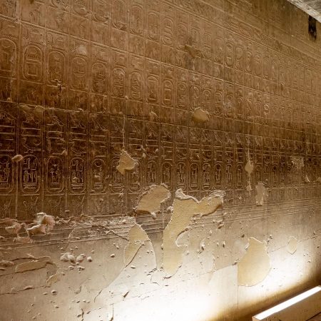 Egypt, Abydos - Temple of Sety I - Gallery of the King's lists