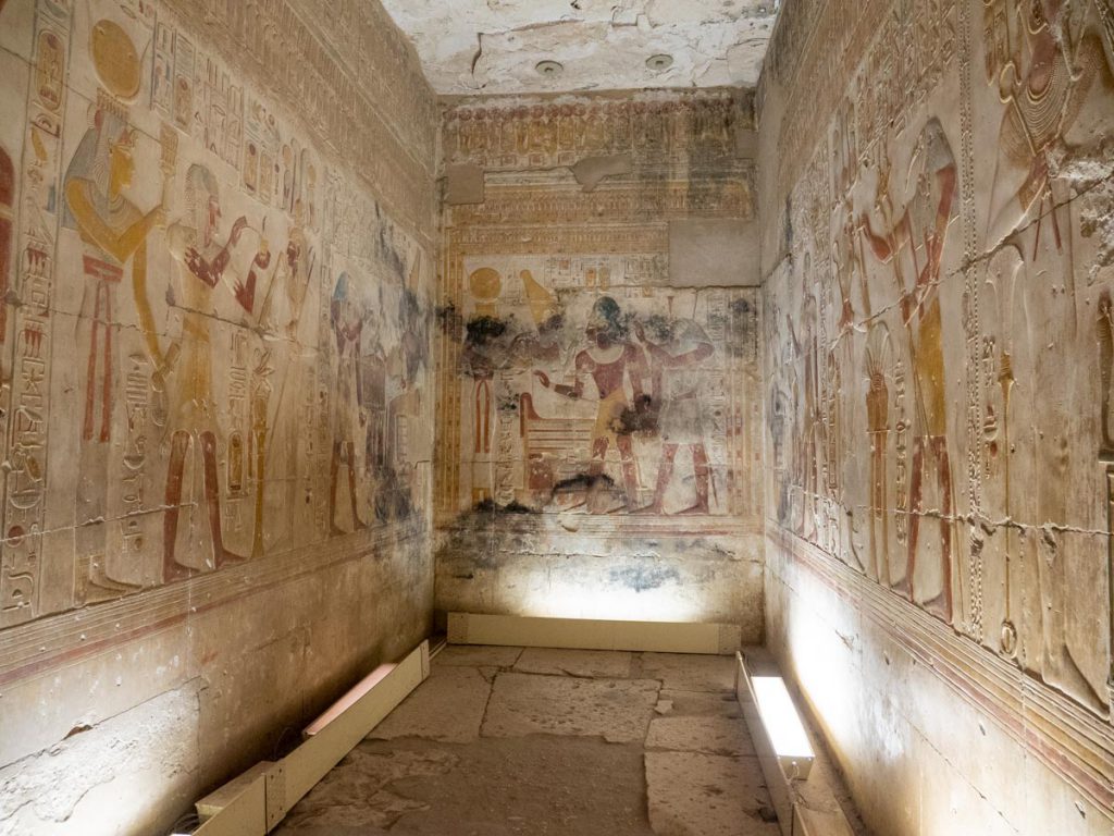 Egypt, Abydos – Temple of Sety I – room west-east side High-Quality Images & Videos The MCA Collection