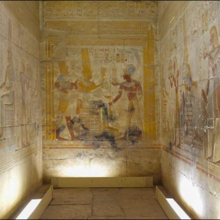 Egypt, Abydos - Temple of Sety I - room west side