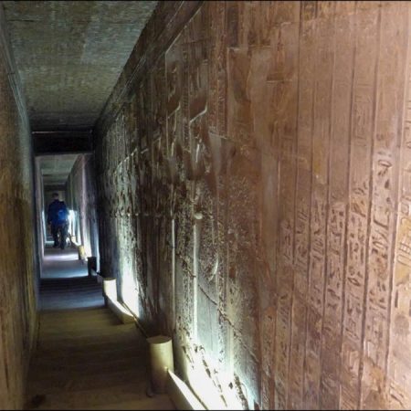Egypt, Dendara Temple - Corridor to the lower level