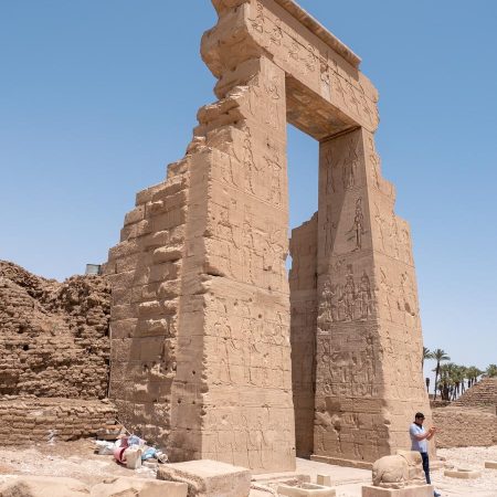 Egypt, Dendara Temple - Gate of Domitian and Trajan