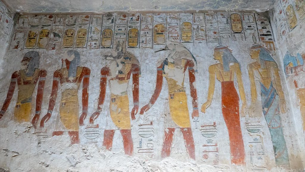 Egypt, Theban Necropolis, Valley of the Kings – Tomb of Merneptah – Hieroglyphs(KV8) High-Quality Images & Videos The MCA Collection
