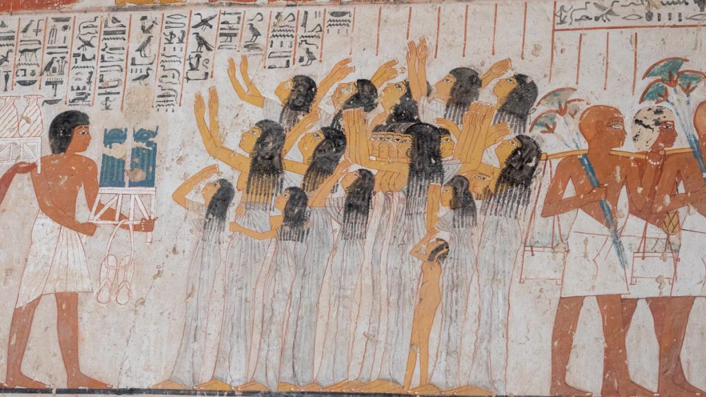 Egypt, Western Thebes, Tombs of Nobles – tomb of Ramose – Hieroglyphs High-Quality Images & Videos The MCA Collection