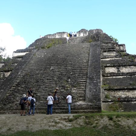 Guatemala, Peten Flores Tikal, Temple Talud-Tablero architecture 5C-49 Guatemala, Peten Flores Tikal, Temple | Archaeology Images & Videos | The MCA Collection