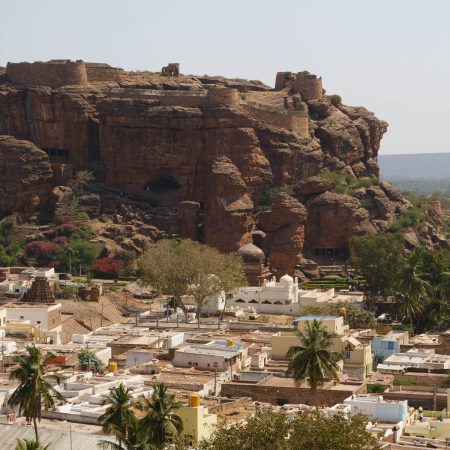 India, Karnataka, Badami - Fortress