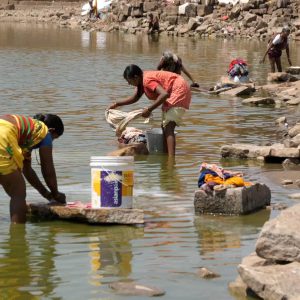 India, Karnataka, Badami – Traditional Laundry work High-Quality Images & Videos The MCA Collection