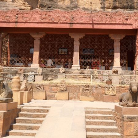 India, Karnataka, Badami - museum