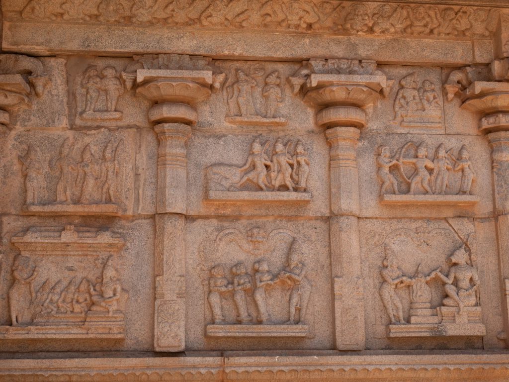 India, Karnataka, Hampi – Hazara Rama Temple reliefs High-Quality Images & Videos The MCA Collection