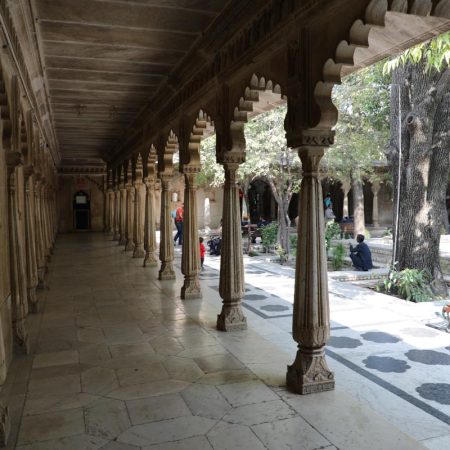 India, Rajasthan, Udaipur - City Palace - Badi Mahal - Palace gardens