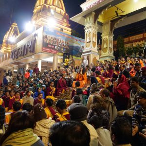India, Uttarakand, Rishikesh - Ganga Aarti Ceremony | Religions & Cultures Images & Videos | The MCA Collection