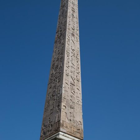 Italy, Rome, Piazza del Popolo Obelisk (Seti I) from Egypt Heliopolis Italy, Rome, Piazza del Popolo Obelisk (Seti I) from Egypt Heliopolis