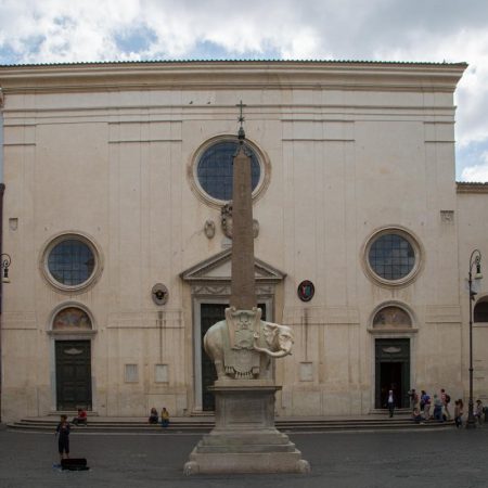 Italy, Rome, Piazza della Minerva Obelisk (Apries) from Egypt Sais Italy, Rome, Piazza della Minerva Obelisk (Apries) from Egypt Sais