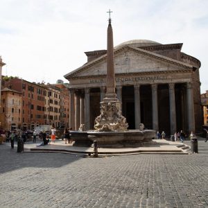 Italy, Rome, Piazza della Rotonda Obelisk (Ramses II) from Egypt Heliopolis High-Quality Images & Videos The MCA Collection