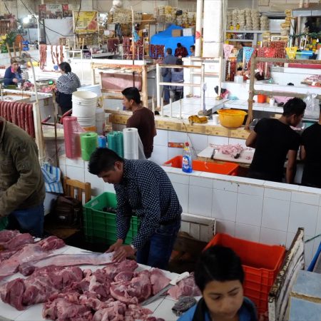 Mexico, San Cristobal meat market Mexico, San Cristobal meat market