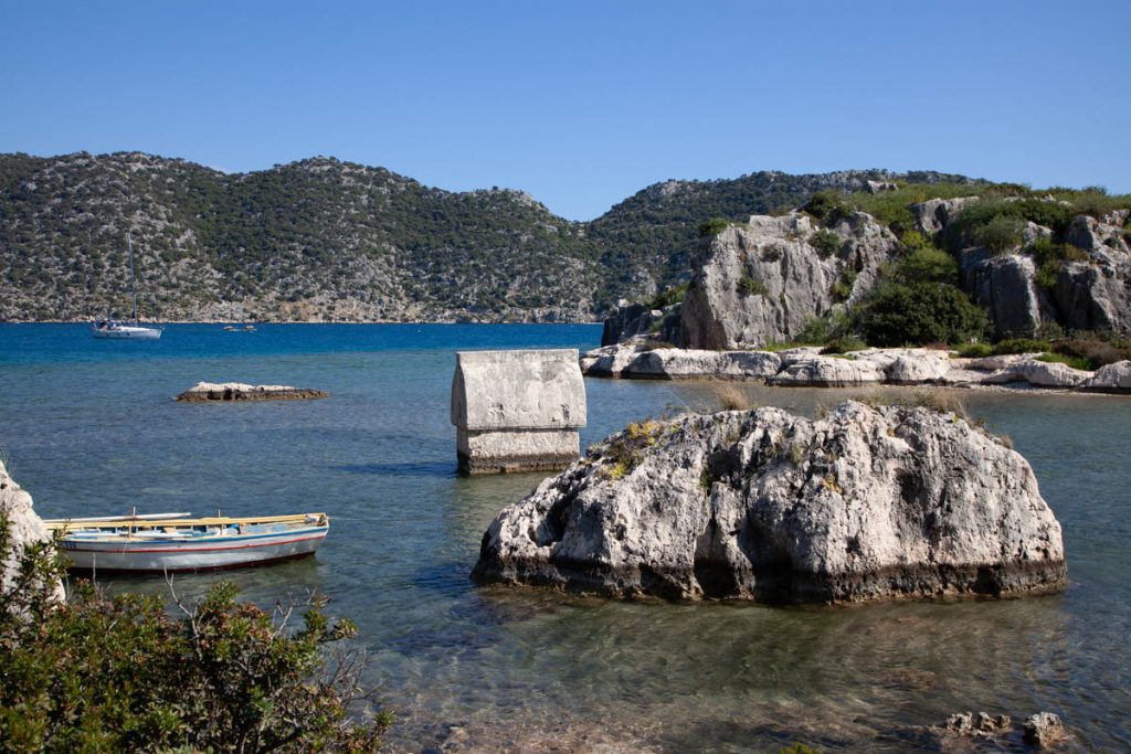 Turkey, Antalya, Kekova, Lycian tombs High-Quality Images & Videos The MCA Collection