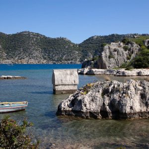 Turkey, Antalya, Kekova, Lycian tombs High-Quality Images & Videos The MCA Collection