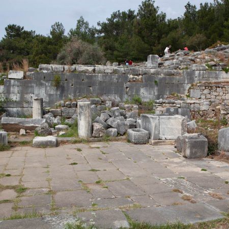 Turkey, Aydin, Priene - Prytaneum