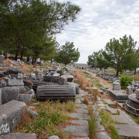 Turkey, Aydin, Priene - Hellenistic Roads