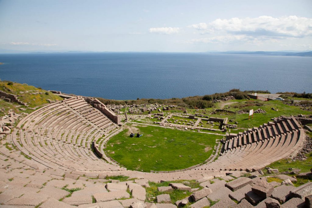 Turkey, Canakkale, Assos – Greek Theatre High-Quality Images & Videos The MCA Collection