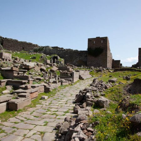 Turkey, Canakkale, Assos - Necropolis
