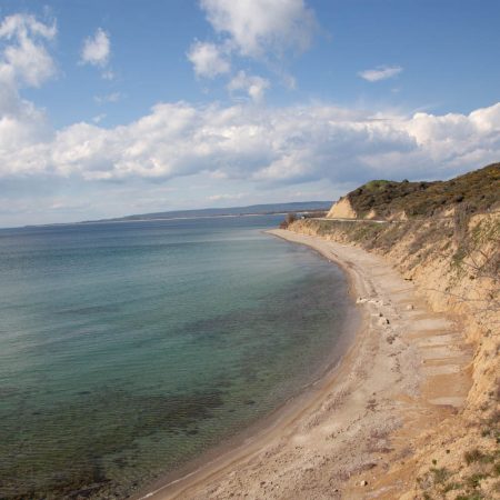 Turkey, Canakkale, Gallipoli, Gaba Tepe - landing area at Anzac Cove