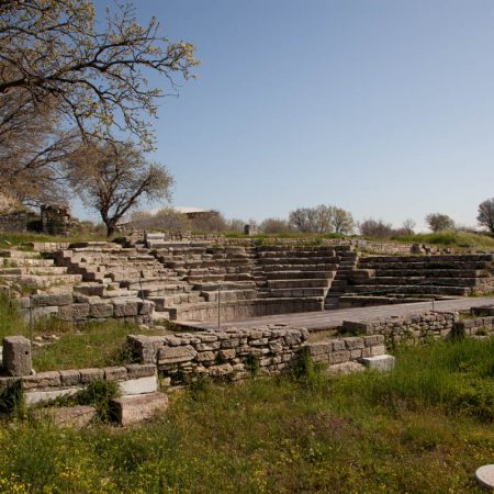 Turkey, Canakkale, Troy, Odeon (Troy IX)
