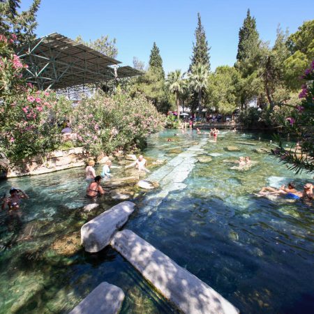 Turkey, Denizli, Pamukkale (Hierapolis) - Ancient Pool