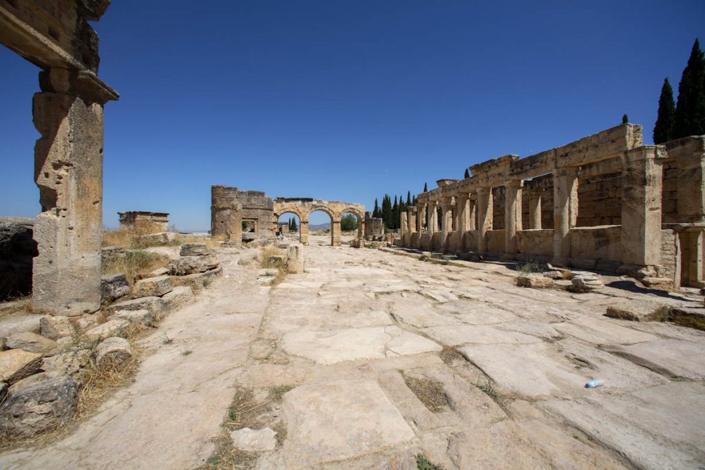 Turkey, Denizli, Pamukkale (Hierapolis) – Cardo Maximus High-Quality Images & Videos The MCA Collection