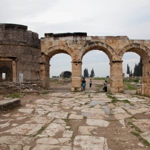 Turkey, Denizli, Pamukkale (Hierapolis) – Roman Gate of Frontinus High-Quality Images & Videos The MCA Collection