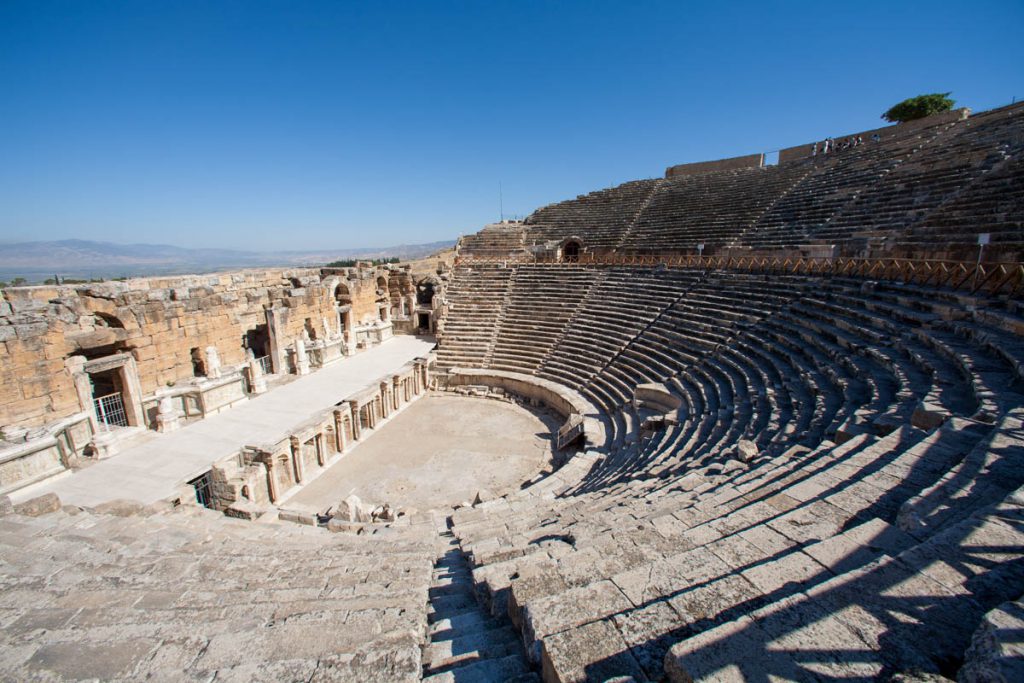 Turkey, Denizli, Pamukkale (Hierapolis) – Roman Theatre (00:02:25) High-Quality Images & Videos The MCA Collection
