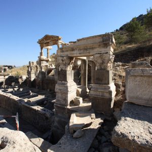 Turkey, Izmir, Ephesus, Fountain of Trajan High-Quality Images & Videos The MCA Collection