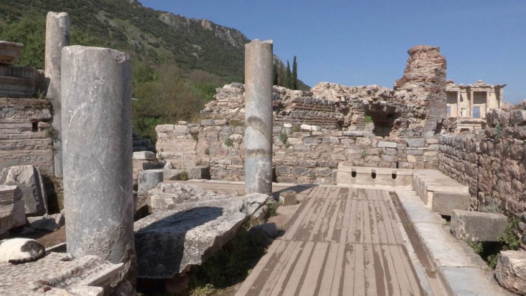 Turkey, Izmir, Ephesus, Roman Latrine High-Quality Images & Videos The MCA Collection