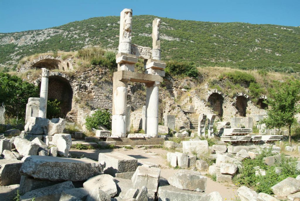 Turkey, Izmir, Ephesus, Temple of Domitian High-Quality Images & Videos The MCA Collection