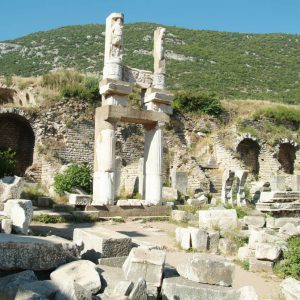 Turkey, Izmir, Ephesus, Temple of Domitian High-Quality Images & Videos The MCA Collection