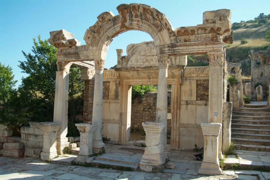 Turkey, Izmir, Ephesus, Temple of Hadrian (00:02:56) High-Quality Images & Videos The MCA Collection