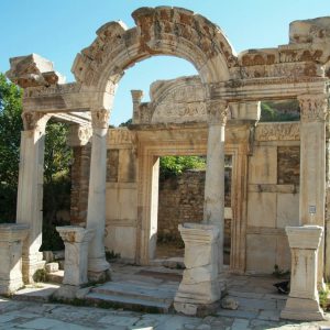 Turkey, Izmir, Ephesus, Temple of Hadrian (00:02:56) High-Quality Images & Videos The MCA Collection