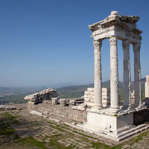 Turkey, Izmir, Pergamon – Temple of Trajan High-Quality Images & Videos The MCA Collection