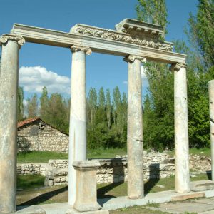 Turkey, Kutahya, Aizanoi -Colonnaded street High-Quality Images & Videos The MCA Collection