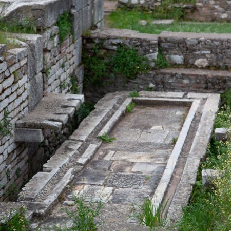 Turkey, Manisa, Sardis - Roman Latrine
