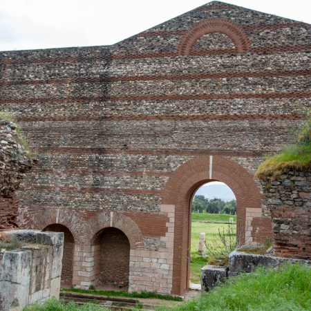 Turkey, Manisa, Sardis - Roman Latrine (Copy)