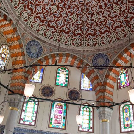 Turkey, Marmara, Istanbul, Hagia Sophia mausoleums -Islamic floral pattern (00:03:41)