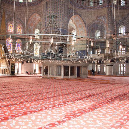 Turkey, Marmara, Istanbul, Sultan Ahmed Mosque (Blue mosque) – hall Turkey, Marmara, Istanbul, Sultan Ahmed Mosque (Blue mosque) - hall
