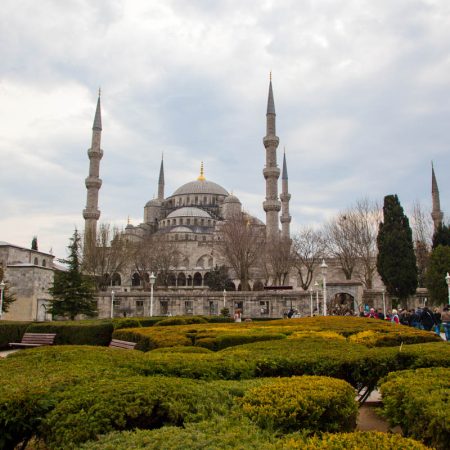 Turkey, Marmara, Istanbul, Sultan Ahmed Mosque (Blue mosque) – minarets Turkey, Marmara, Istanbul, Sultan Ahmed Mosque (Blue mosque) - minarets