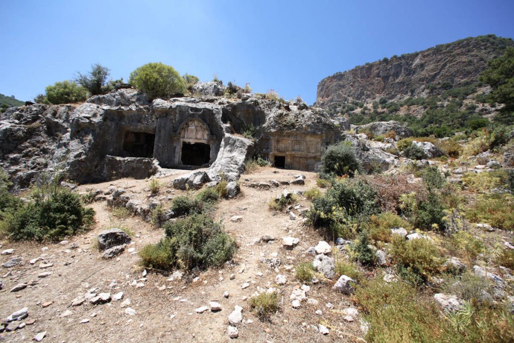 Turkey, Mugla, Pinara – Rock-cut tombs High-Quality Images & Videos The MCA Collection